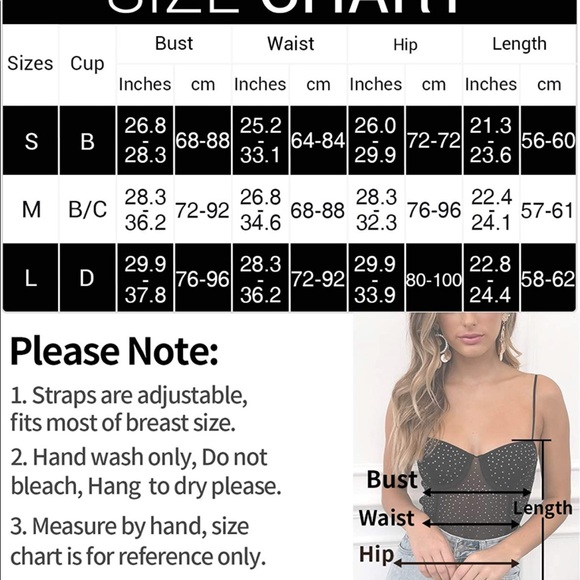 NWOT Sexy Sheer Mesh Black Bedazzled Bodysuit - Picture 5 of 12